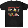 Christmas To Do List Snoopy T Shirt 2