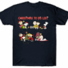 Christmas To Do List Snoopy T Shirt 6