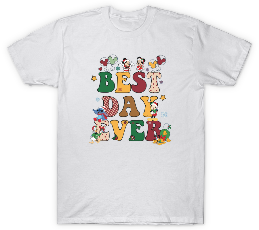 Disney Best Day Ever Christmas T-Shirt
