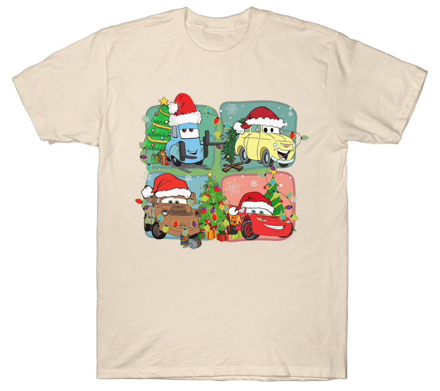 Alternative view of Disney Cars Toddlers Christmas T-Shirt