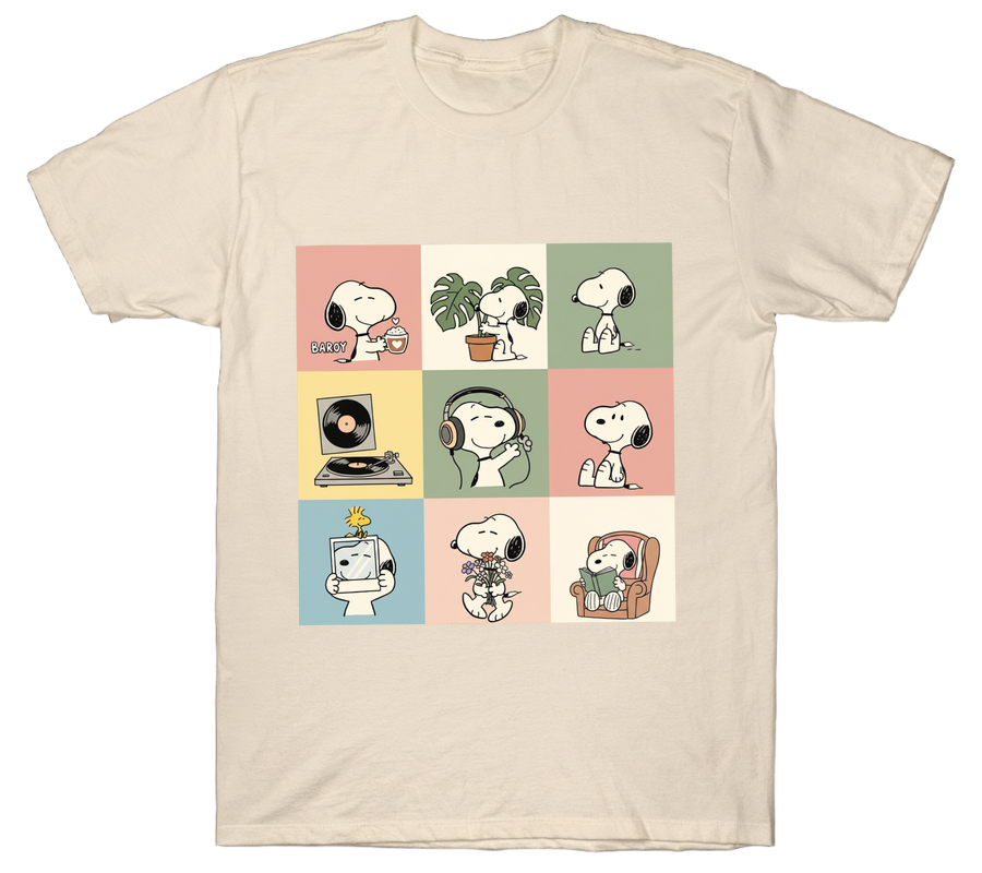 Love Snoopy T-Shirt 3 Love Snoopy T-Shirt - Image 3