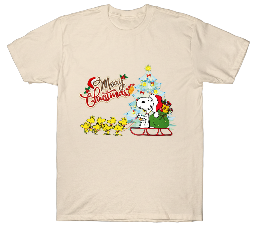 Merry Christmas Snoopy T-Shirt 3 Merry Christmas Snoopy T-Shirt - Image 3