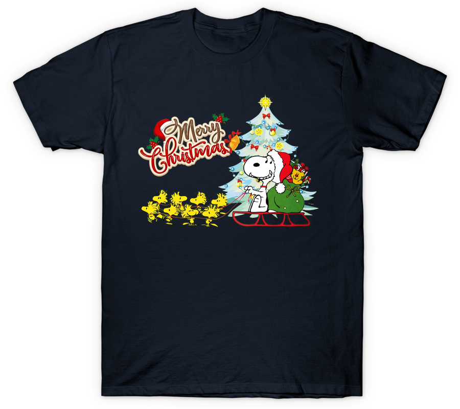 Merry Christmas Snoopy T-Shirt 4 Merry Christmas Snoopy T-Shirt - Image 4