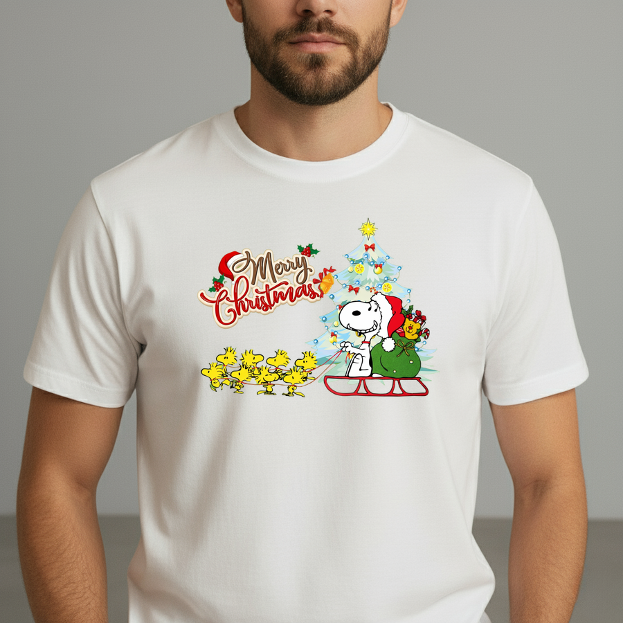 Merry Christmas Snoopy T-Shirt 6 Merry Christmas Snoopy T-Shirt - Image 6