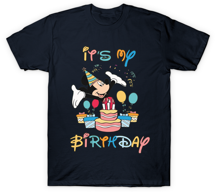 Mickey Mouse It's My Birthday T-Shirt 5 Mickey Mouse It's My Birthday T-Shirt - Image 5
