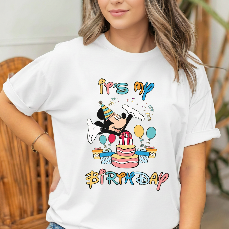 Mickey Mouse It's My Birthday T-Shirt 6 Mickey Mouse It's My Birthday T-Shirt - Image 6
