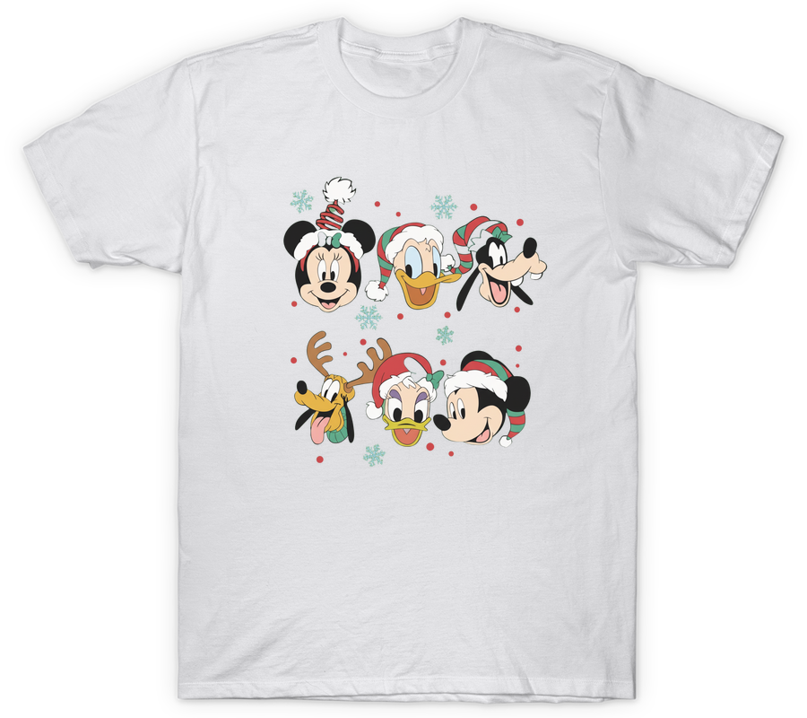 Mickey and Friends Merry Christmas T-Shirt