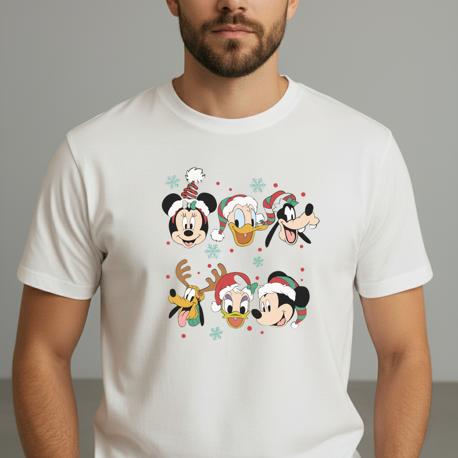 Mickey and Friends Merry Christmas T-Shirt 4 Mickey and Friends Merry Christmas T-Shirt - Image 4