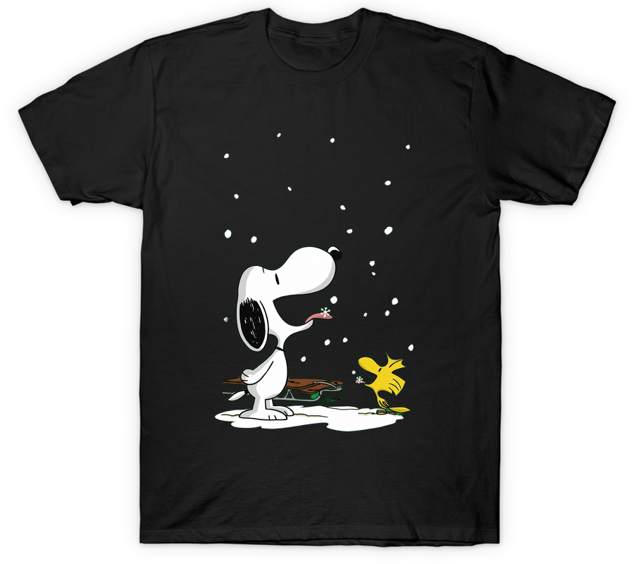 Snoopy And Woodstock Snowday