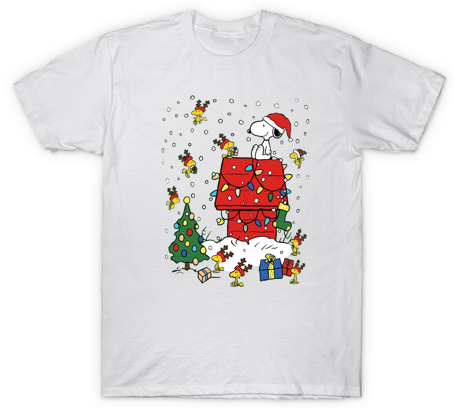 Snoopy Christmas Home And Tree