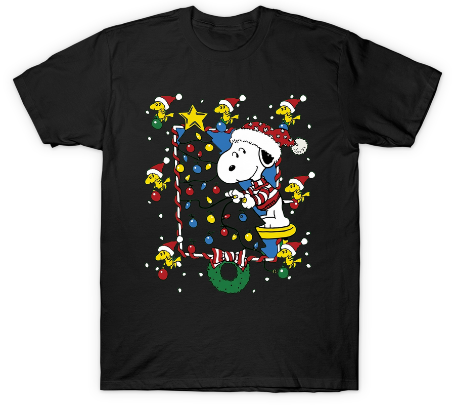 Alternative view of Snoopy Christmas Woodstock