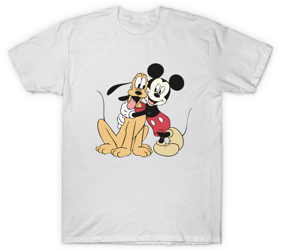 Alternative view of Vintage Disney Mickey Pluto T-Shirt