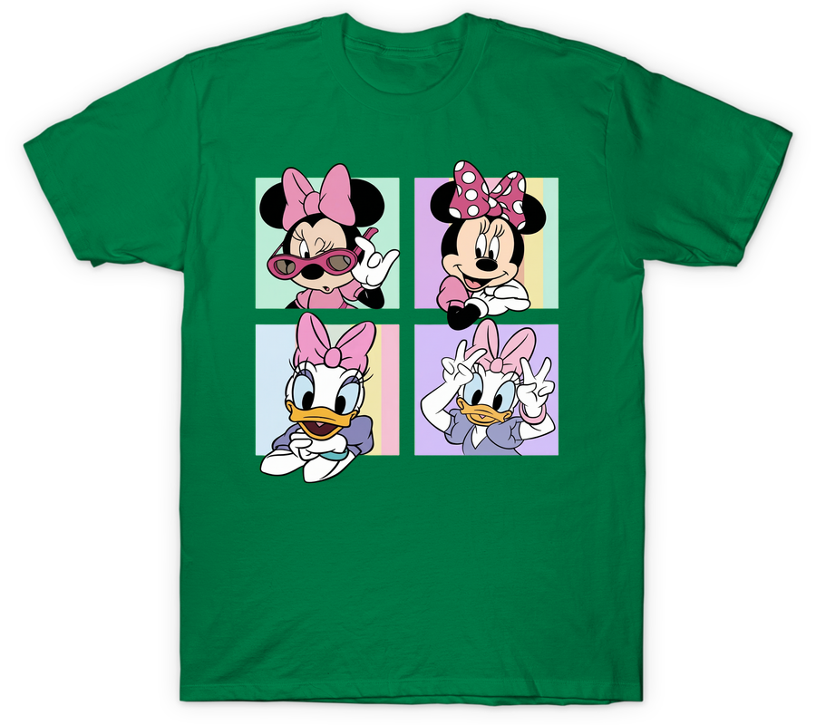 Minnie And Daisy Collage T-Shirt 3 Minnie And Daisy Collage T-Shirt - Image 3