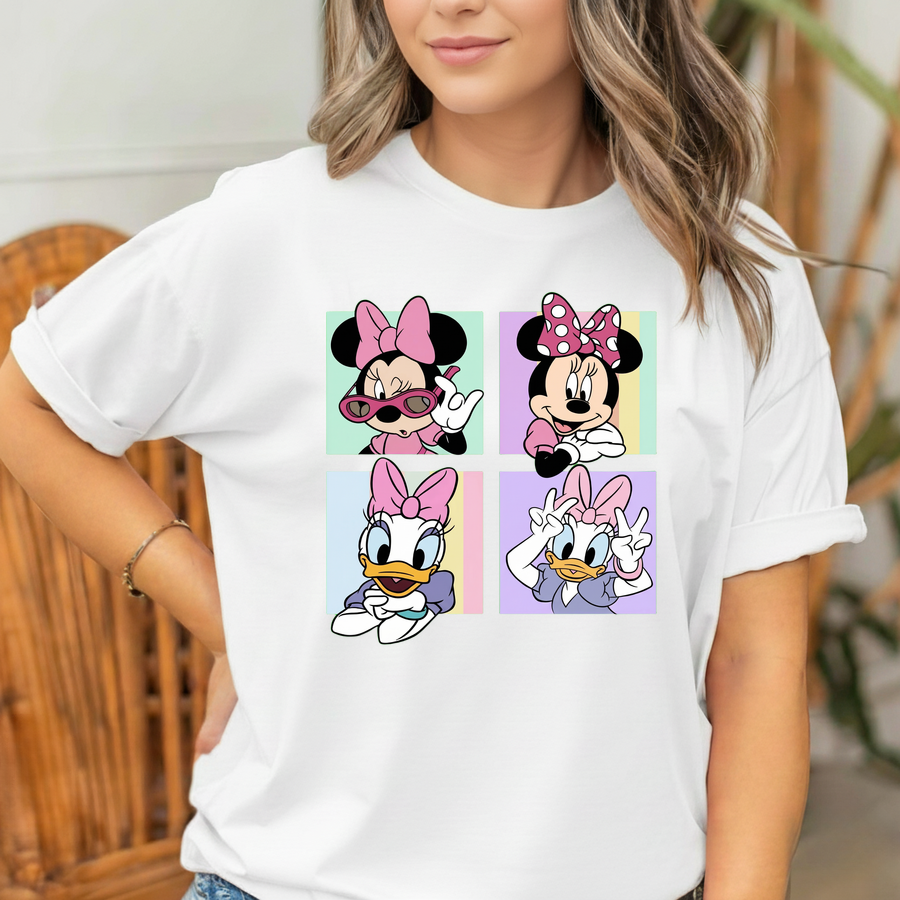 Minnie And Daisy Collage T-Shirt 6 Minnie And Daisy Collage T-Shirt - Image 6